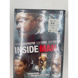 Inside Man DVD Widescreen Movie Denzel Washington Clive Owen Jodie Foster NIP